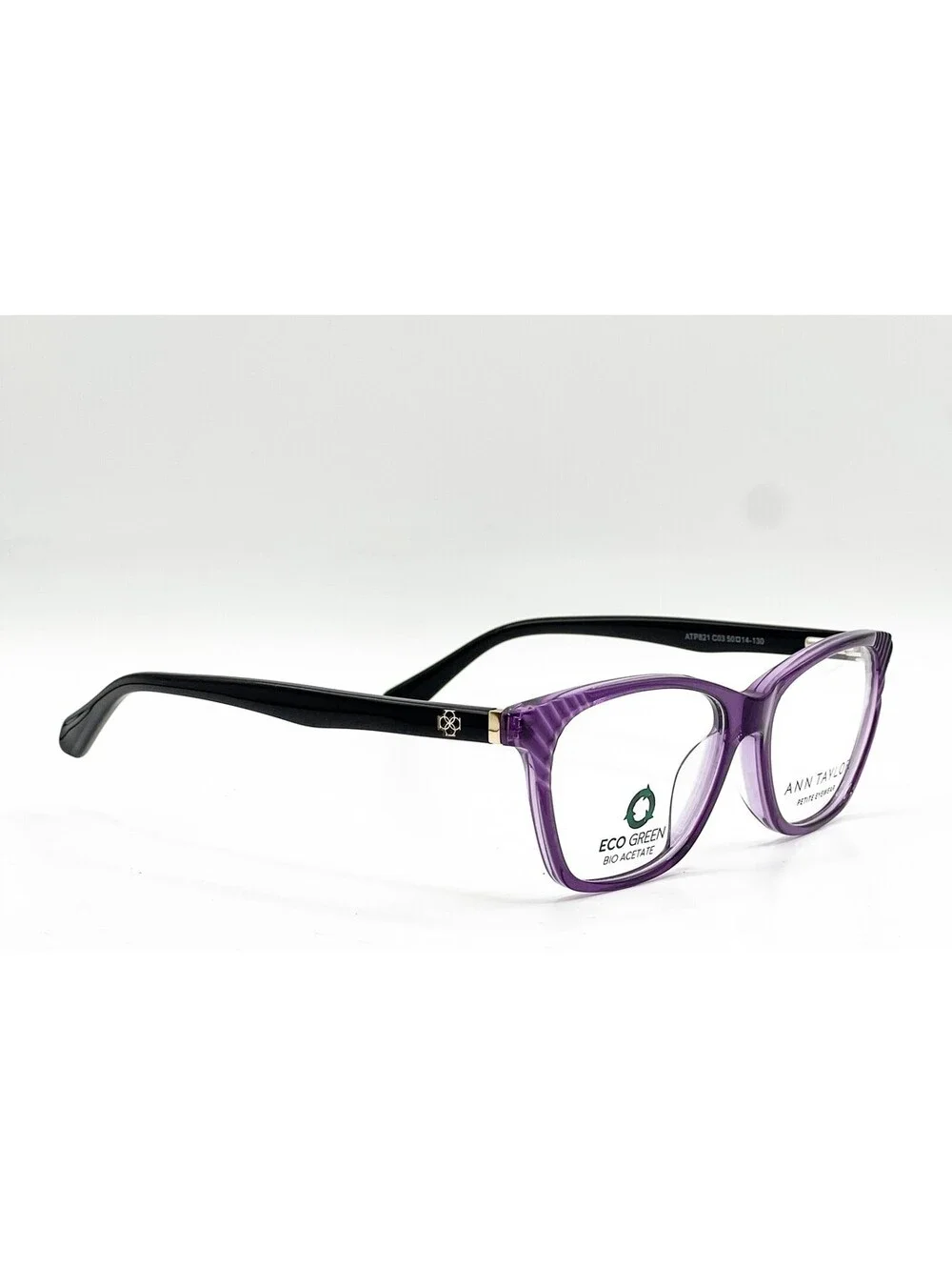 Ann Taylor Atp821 C03 Purple Authentic Eyeglasses 50-14-130
